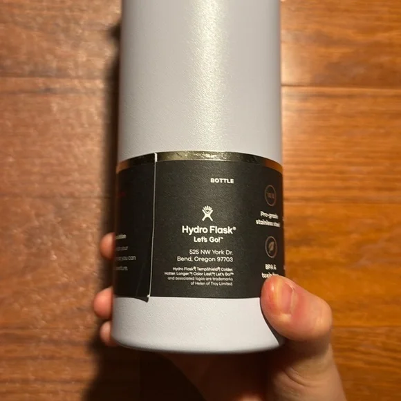Hydro Flask 24 Oz Standard Mouth Bottle with Flex Cap Lid | Fog (NWT) - Picture 7 of 13